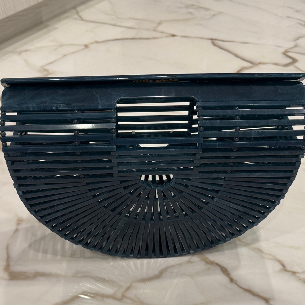 Cult Gaia Acrylic top handle bag